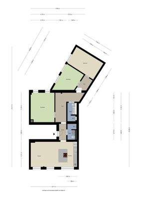 vermaßter Grundriss