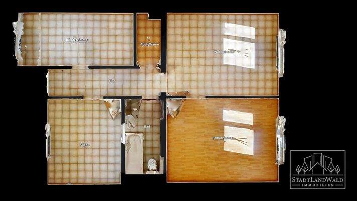 Schematischer Grundriss