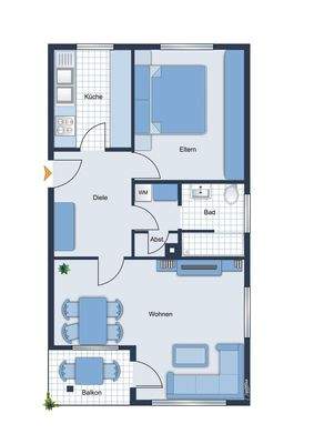 Grundrissplan - 5. OG