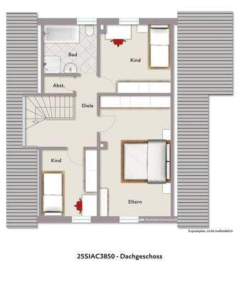 Grundriss DG vis. 3850