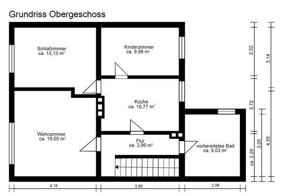 Grundriss Obergeschoss