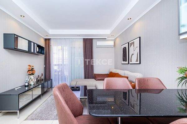 Turnkey Apartment in a Complex Close to the Sea in Alanya Antalya