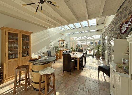 Beheizter Wintergarten