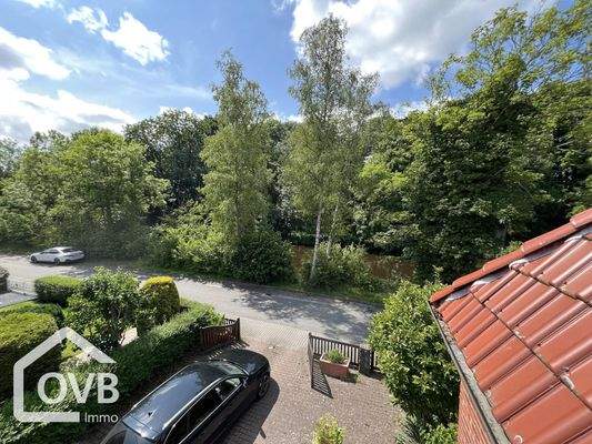 Blick vom Balkon Richtung Emder Stadtgraben