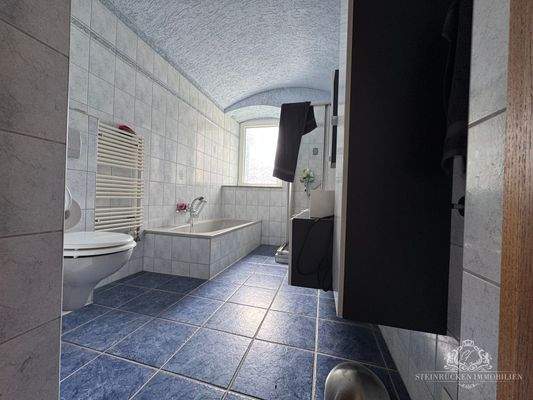 Badezimmer mit Fußbodenheizung