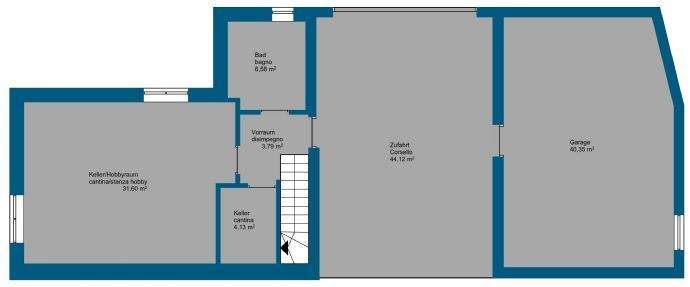 Grundriss Untergeschoss