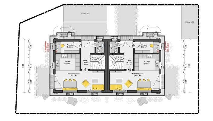 Grundriss Erdgeschoß