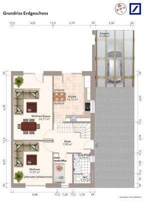 Grundriss Erdgeschoss