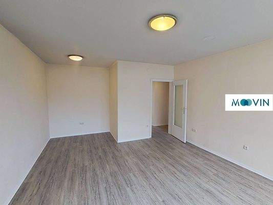 Ansicht II: Wohn- und Esszimmer