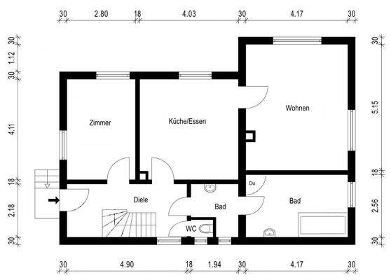 Grundriss Erdgeschoss