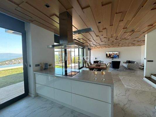 Panoramic Sea-View Villa with Infinity Pool in Bodrum
