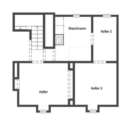 Grundriss Skizze 1.UG