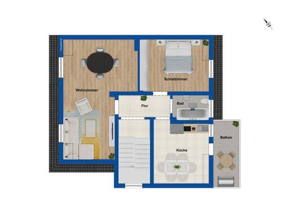 Grundriss Dachgeschoss