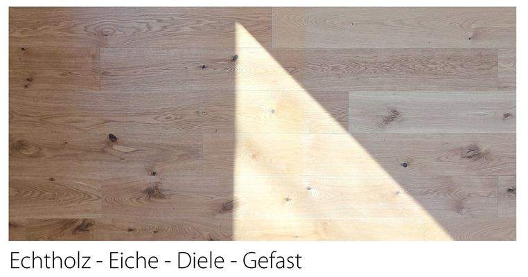 Parkettboden Eiche Gefast