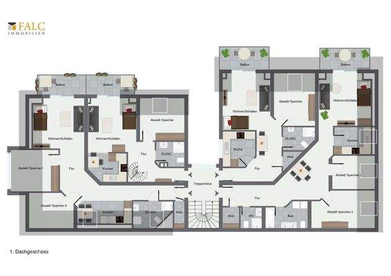 Grundriss Wohnhaus Dachgeschoss