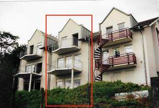 Blick vom Garten aus