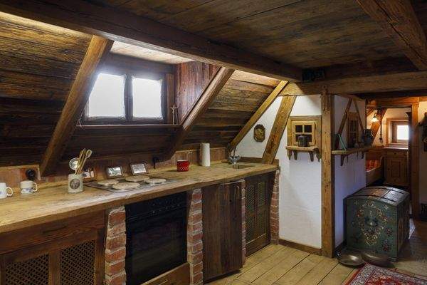 Obergeschoss Küchenzeile über Gaststube