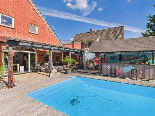 Pool - Überdachte Terrasse