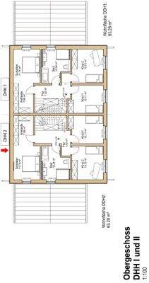 Grundriss DHH2 Obergeschoss