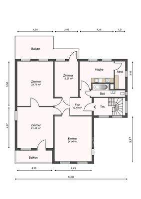 Grundriss Obergeschoss