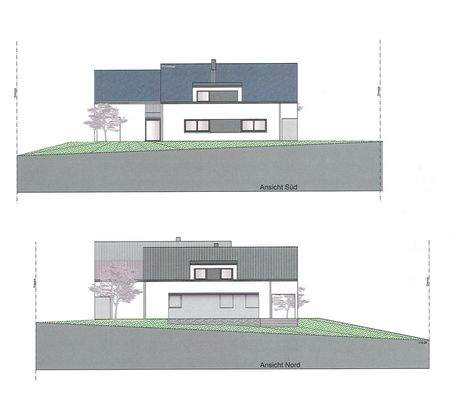 Ansicht Nord-Süd