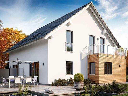 Hausansicht Seite Beispiel