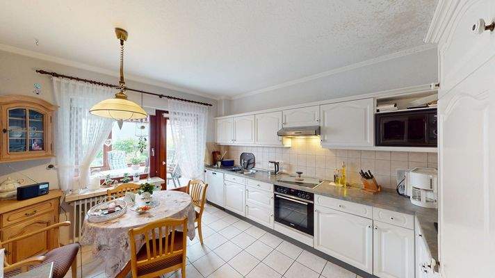 Zugang zur überdachten Terrasse