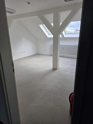 Blick ins Dachgeschosszimmer