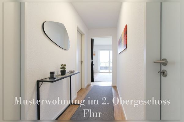 Musterwohnung im 2. Obergeschoss - Flur