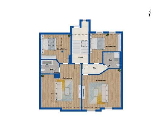 Grundriss 3. Obergeschoss