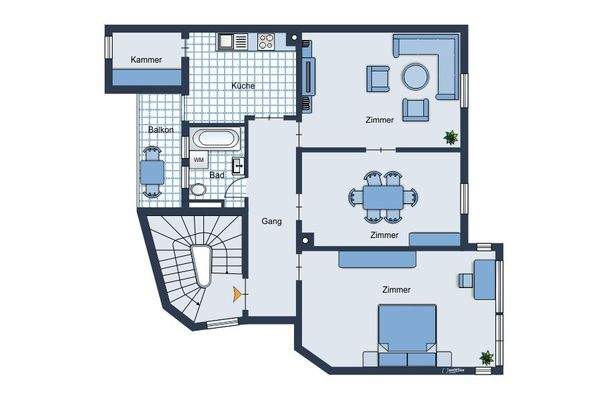 2. Obergeschoss links