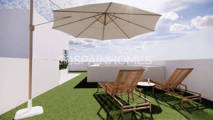 Modern Flats 200 m off the Beach in Pilar de la Horadada Alicante
