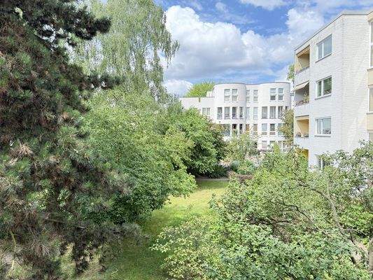 Blick vom Balkon