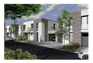 Planansicht Doppelhäuser 