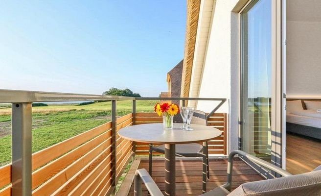 Blick vom Balkon