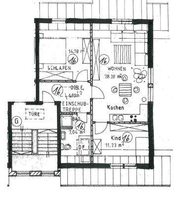 Grundriss Wohnung 16