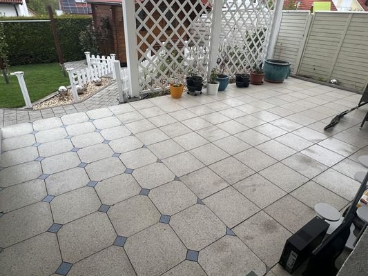 Überdachte Terrasse