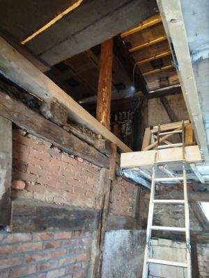 Scheune, Aufgang zur 2.Ebene