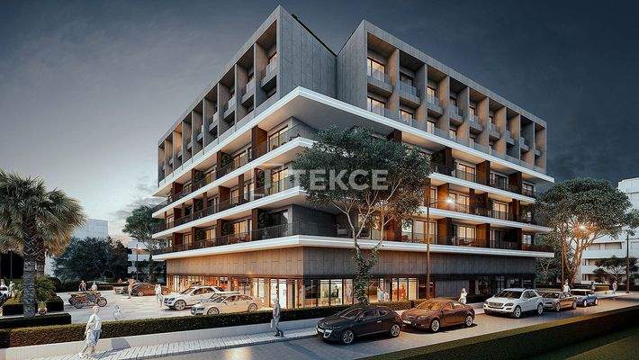 Flats in a Complex with a Pool Near the Metro in Çiğli İzmir