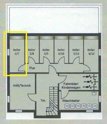 Grundriss Keller