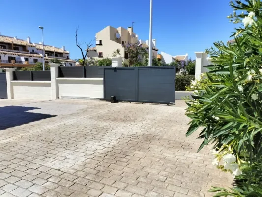großer Parkplatz