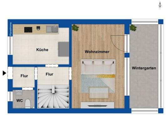 Grundriss Erdgeschoss