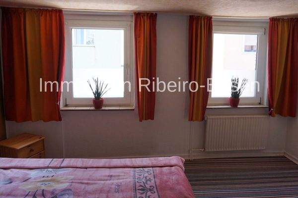 Das Schlafzimmer im Hauptgebäude (OG)