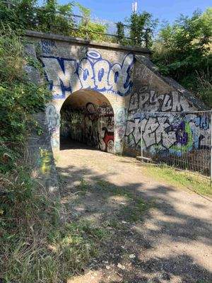 Durchfahrt zum Grundstück