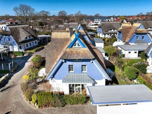 die Immobilie aus der Vogelperspektive