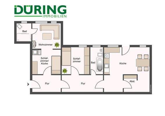 Grundriss Wohnung 4