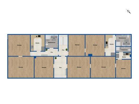 Grundriss 1. Obergeschoss