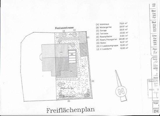 Freiflächenplan
