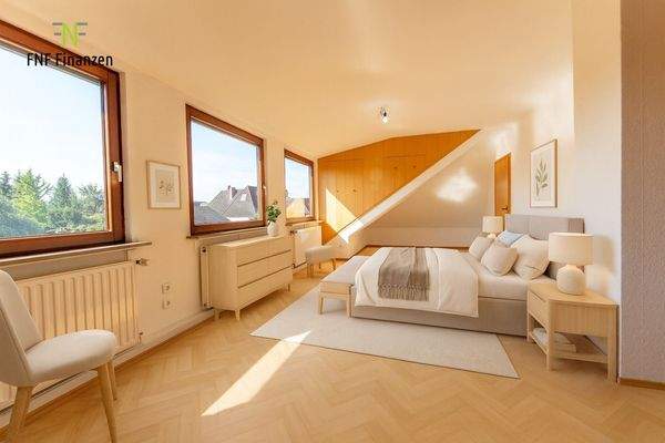 Renovierungsbeispiel Schlafzimmer