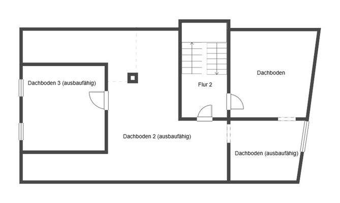 Grundriss Skizze DG Haus 24